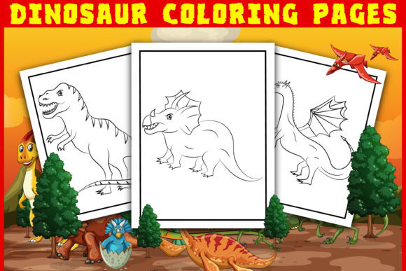 Dinosaur Coloring Pages for Kids