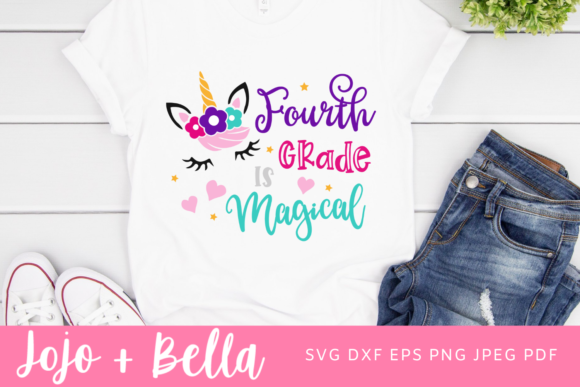 Fourth Grade Is Magical Svg: Graphics and Crafts Magic