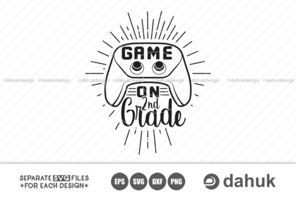 Game On 2nd Grade Svg: Graphics and Crafts for Creative Design