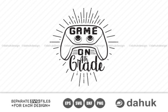 Game On 4th Grade Svg: Graphics and Crafts for Creative Publishing