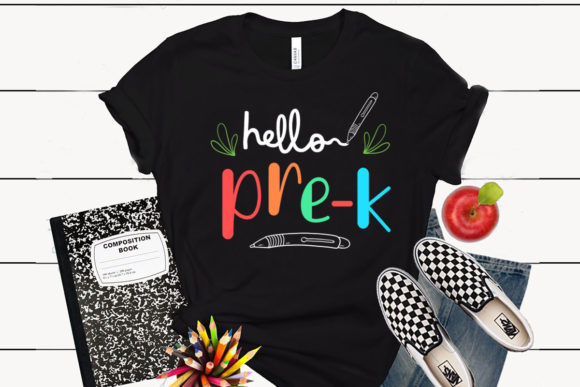 Hello Pre-k T Shirt for Students