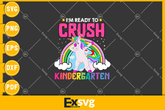 I'm Ready to Crush Kindergarten T-shirt Graphics