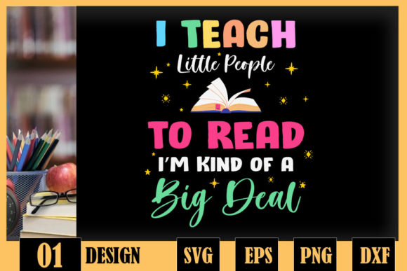 I Teach Little People to Read Teacher Graphics