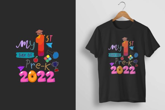 My 1st Day of Pre-K 2022 T-Shirt Graphics