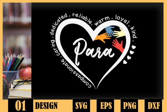 Para Heart Teacher Paraprofessional