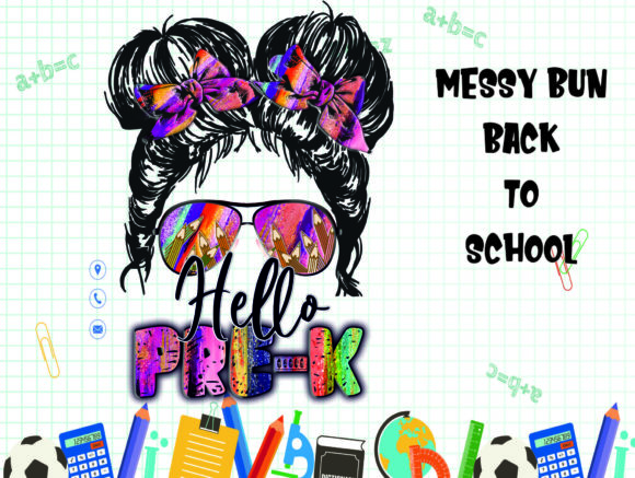 Per-k Messy Bun Sublimation: Graphics for Crafts