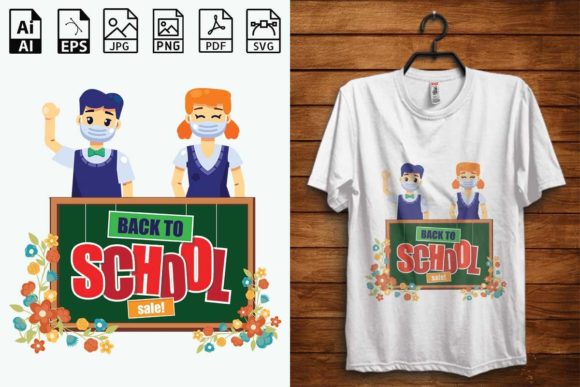 School T-shirt Design- 11: Graphics & T-Shirt Designs