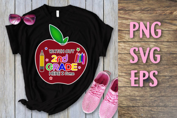 Watch Out 2nd Grade Here I Come SVG Graphics