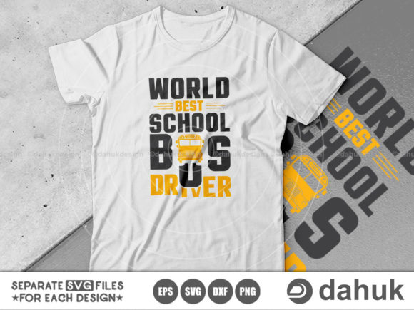 World Best School Bus Driver Graphics and Crafts